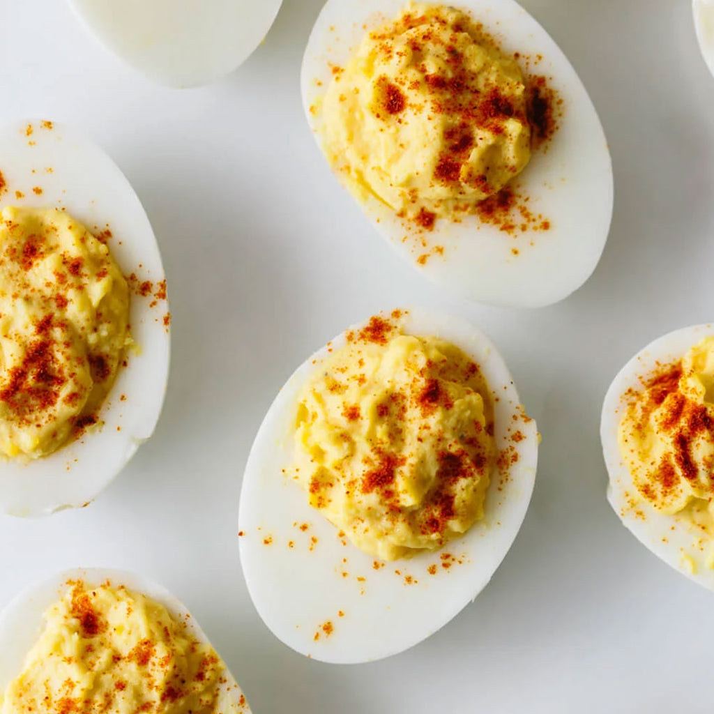Spicy or Smoky Deviled Eggs