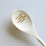 My Mom Cooks Better Than Yours Engraved Spoons