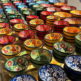 Mexican Talavera Colorful Pottery Bowls