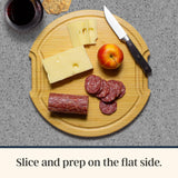 Flip, Serve & Store™ Round Charcuterie Board w/ Locking Lid