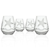 Starfish 18oz Stemless Wine Tumbler Glass: Case of 12