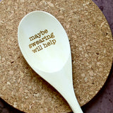 Maybe Swearing Will Help Engraved Spoons