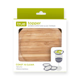 Topper Bamboo Appetizer Glass Toppers - Set of 4