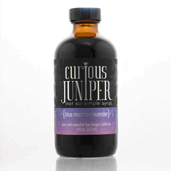 Curious Juniper Blue Matcha+Lavender Not So Simple Syrup