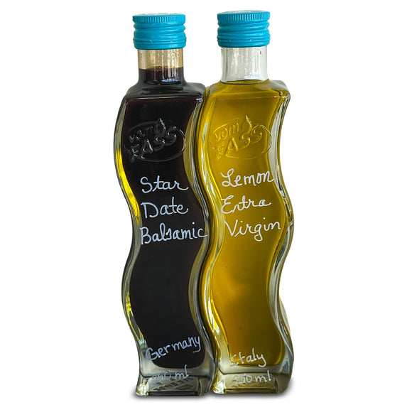 Lemon Extra Virgin Olive Oil & Date Balsamic Vinegar Gift Set